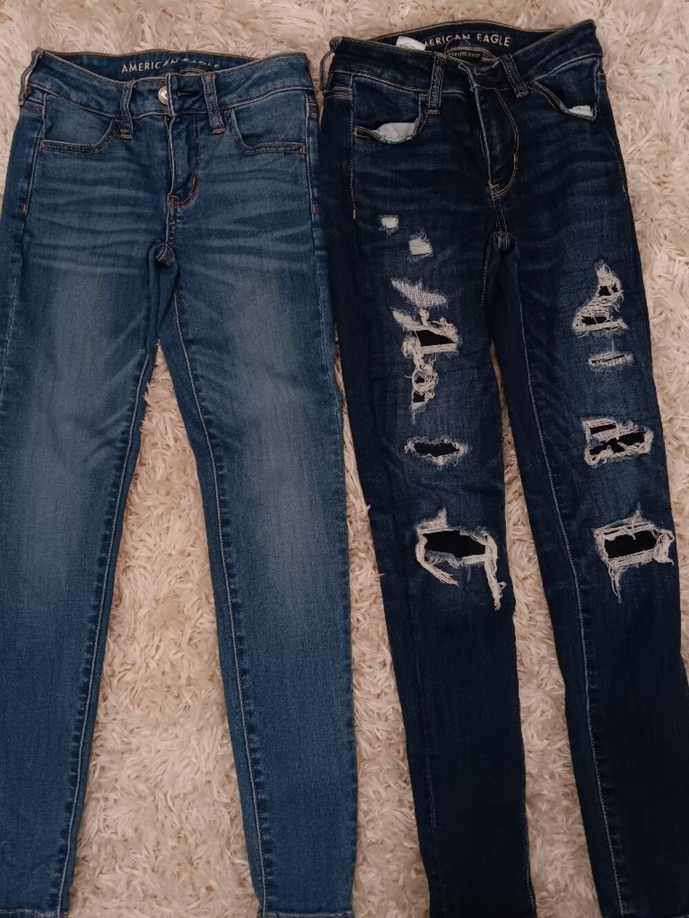 American Eagle ne(x)t level stretch jegging pants / size 2 / 2 pairs